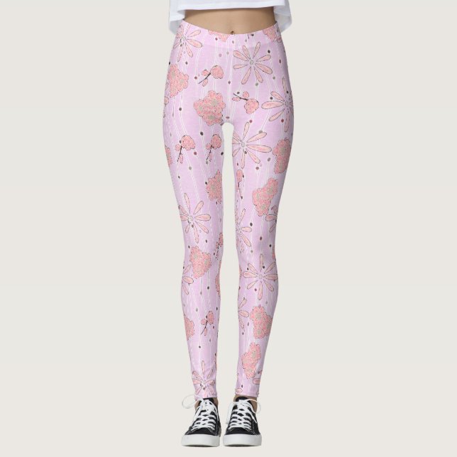 Leggings Árbol floreciente (Anverso)