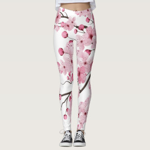 Leggings Árbol japonés de cerezo sakura