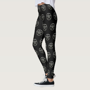 Leggings Árbol Pentáculo De Las Piernas De La Vida