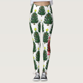 Leggings Árbol pintado de navidad