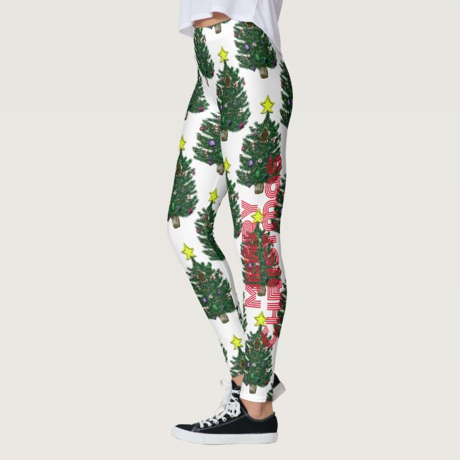 Leggings Árbol pintado de navidad (Izquierda)