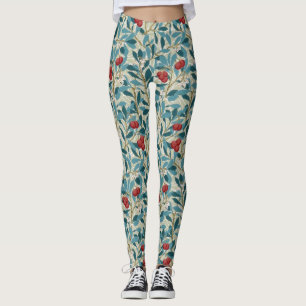 Leggings Árbol Redberry, William Morris