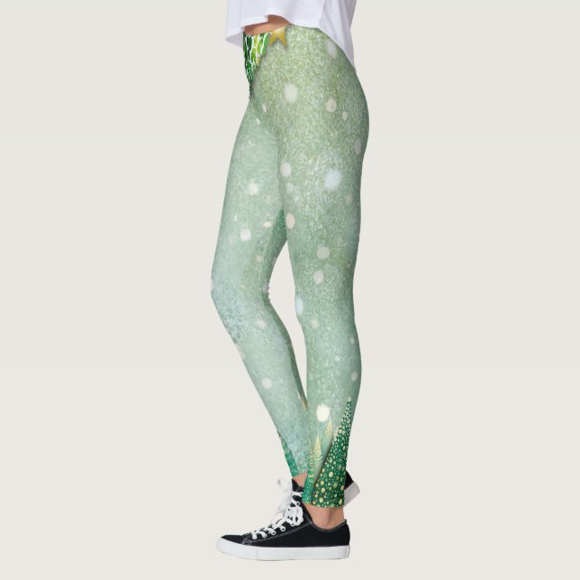 Leggings Árbol verde de Navidad (Izquierda)