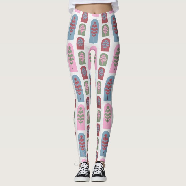 Leggings Árboles Art Deco (Anverso)