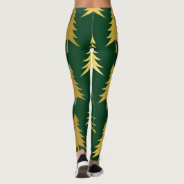 Leggings Árboles de aves doradas