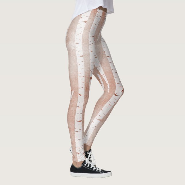 Leggings Árboles de aves ilustrados (Derecha)