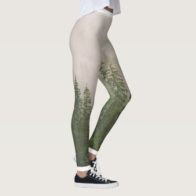 Leggings Árboles forestales de niebla (Derecha)