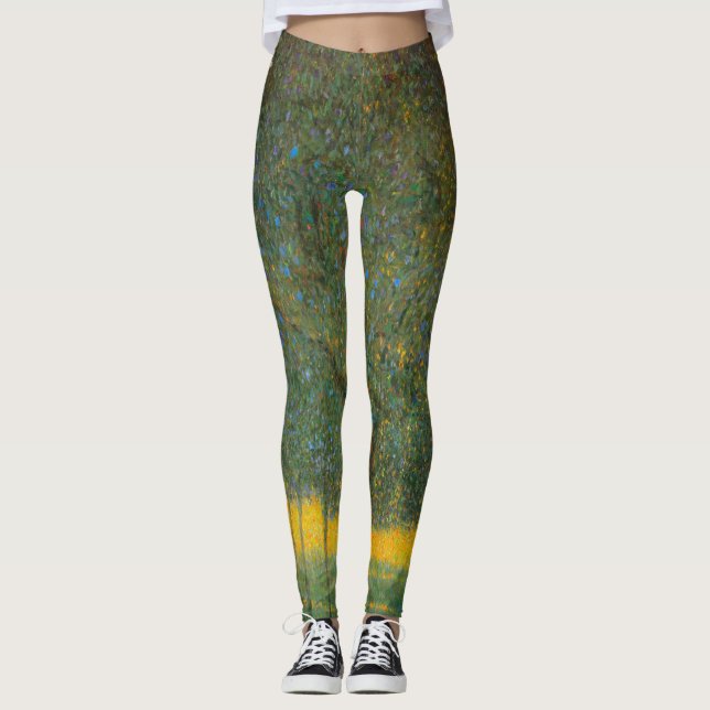 Leggings Árboles frutales por Gustav Klimt, Art Nouveau vin (Anverso)