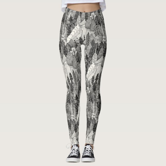 Leggings arboles NC piernas negras (Anverso)
