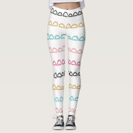 Leggings Arco arco iris retro