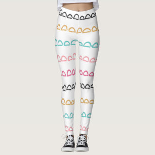 Leggings Arco arco iris retro