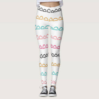 Leggings Arco arco iris retro