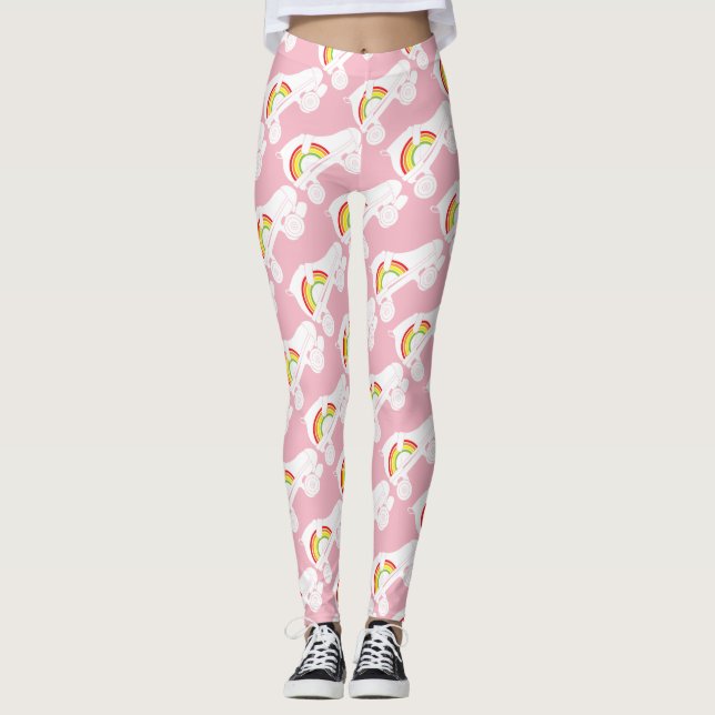 Leggings arco iris de quad (Anverso)