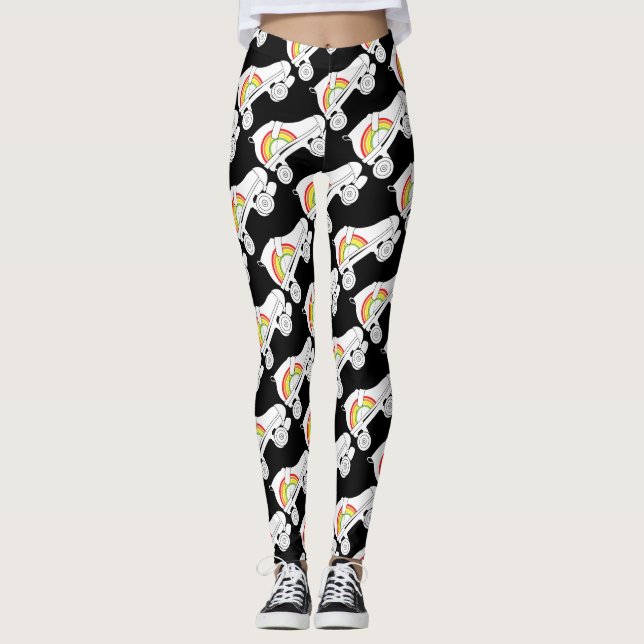 Leggings arco iris de quad (Anverso)