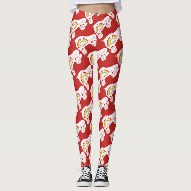 Leggings arco iris de quad (Anverso)