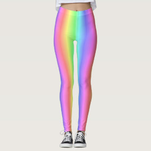 Leggings Arco iris en colores pastel mezclado - espectro de