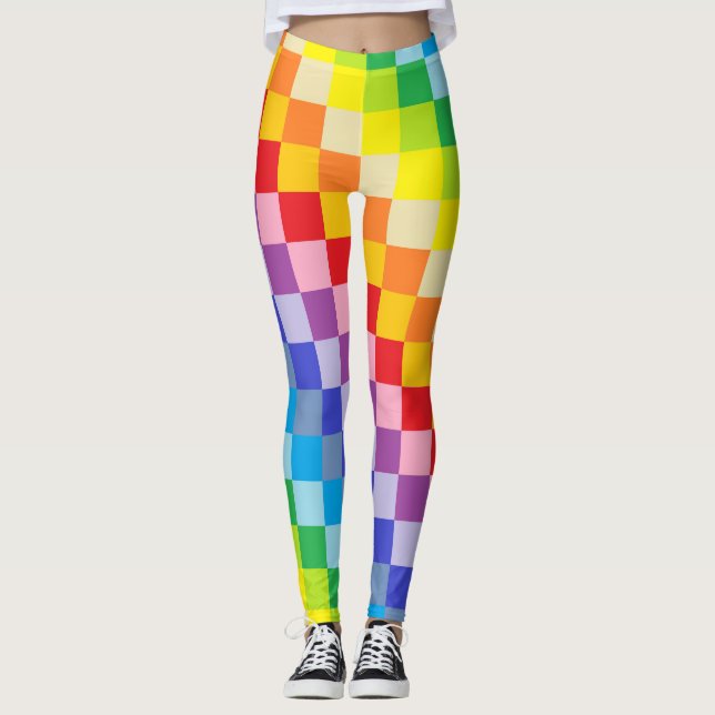 Leggings Arco iris más amplio ajustado del espectro (Anverso)