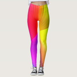 Leggings Arco iris Resumen de arte Leyendas