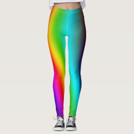 Leggings Arco iris Resumen de arte Leyendas