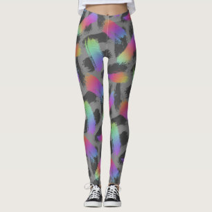 Leggings arco iris retro radical: