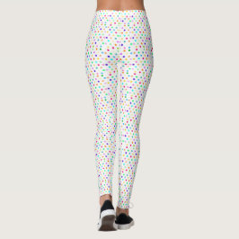 Leggings Arcoiris Confetti polka marca las piernas