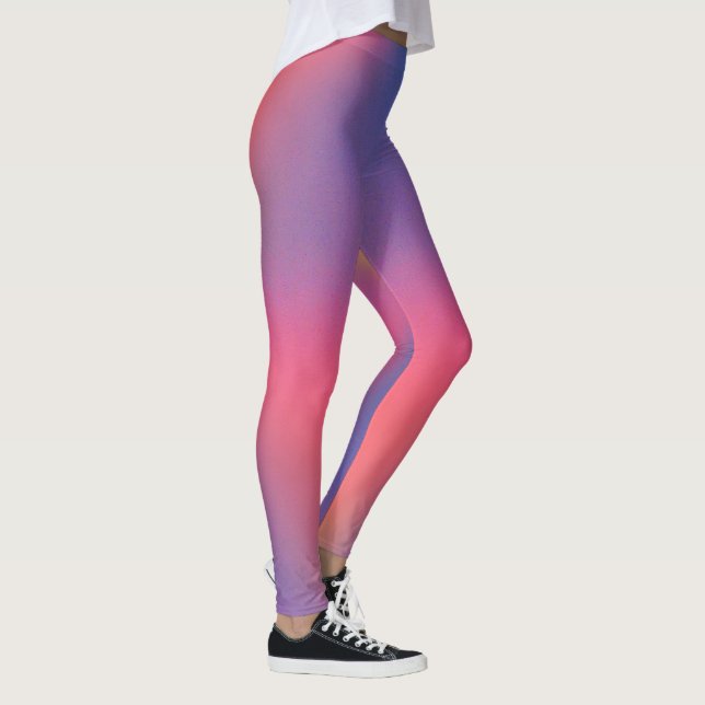 Leggings Arcoiris de colores formas de diamantes (Derecha)