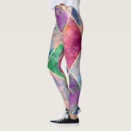Leggings Arcoiris de Pearl Dye Harlequin Herringbone