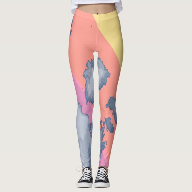 Leggings Arcoiris dibujado (Anverso)