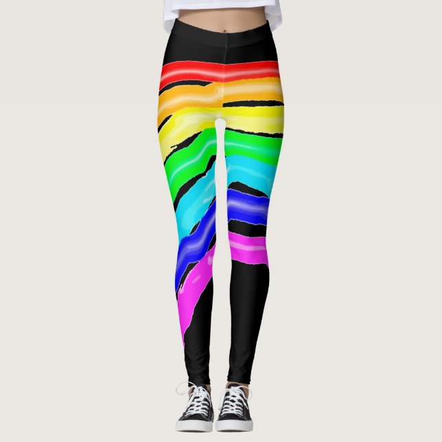 Leggings Arcoiris dibujado (Anverso)