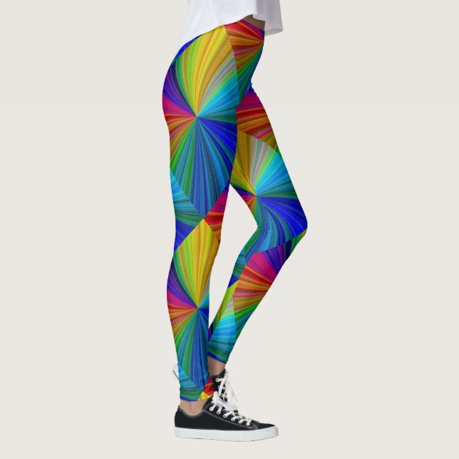 Leggings Arcoiris gradiente circular (Derecha)