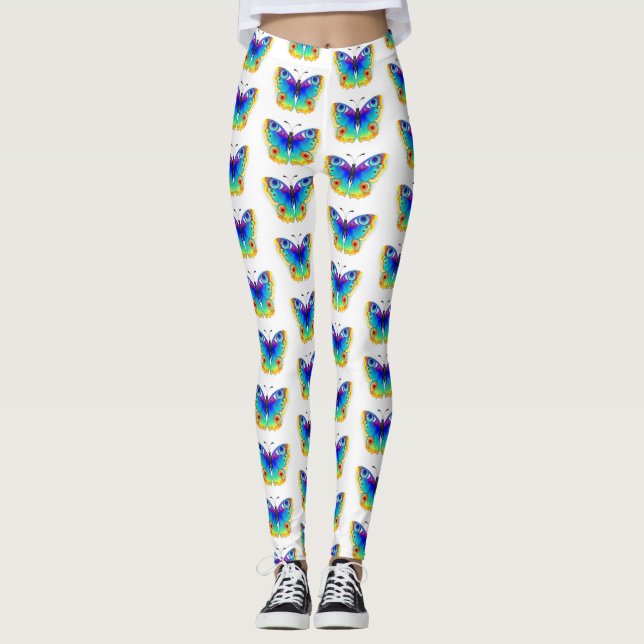 Leggings Arcoiris mariposa Peacock Eye (Anverso)