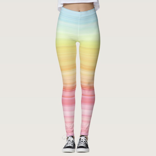 Leggings Arcoiris pastoral (Anverso)