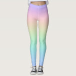 Leggings Arcoiris pastoral<br><div class="desc">Un degradado de colores arcoiris pastel.</div>
