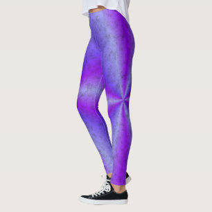 Leggings Arcoiris rosa azul en Elephantenskin leatheroptik