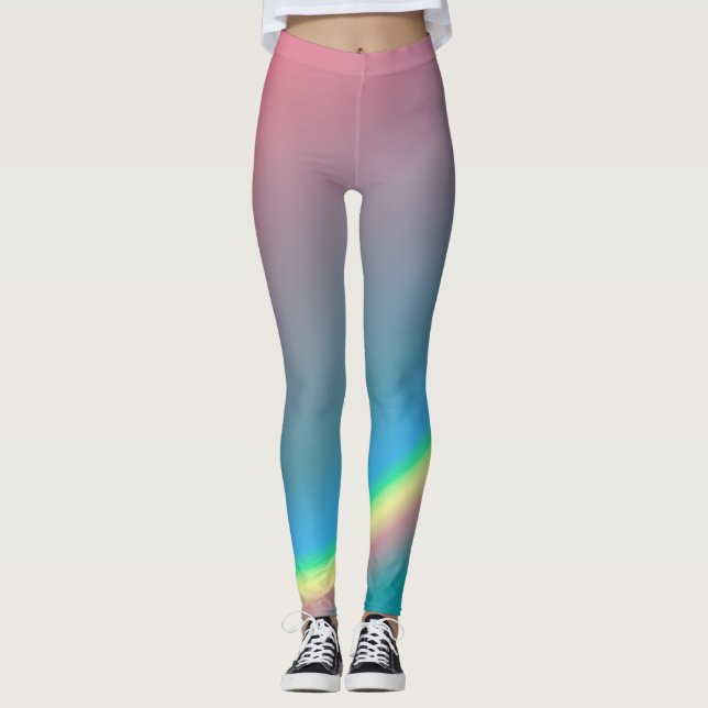 Leggings Arcoiris rosa y azul (Anverso)