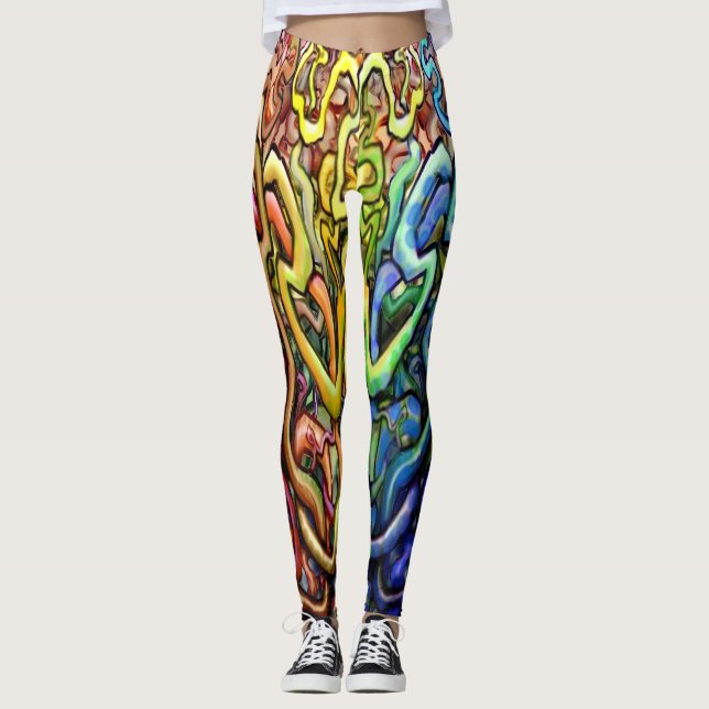 Leggings Arcoiris torcido (Anverso)