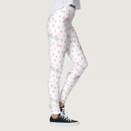 Leggings Arcos de lluvia, lentes de diseño de unicornio | P