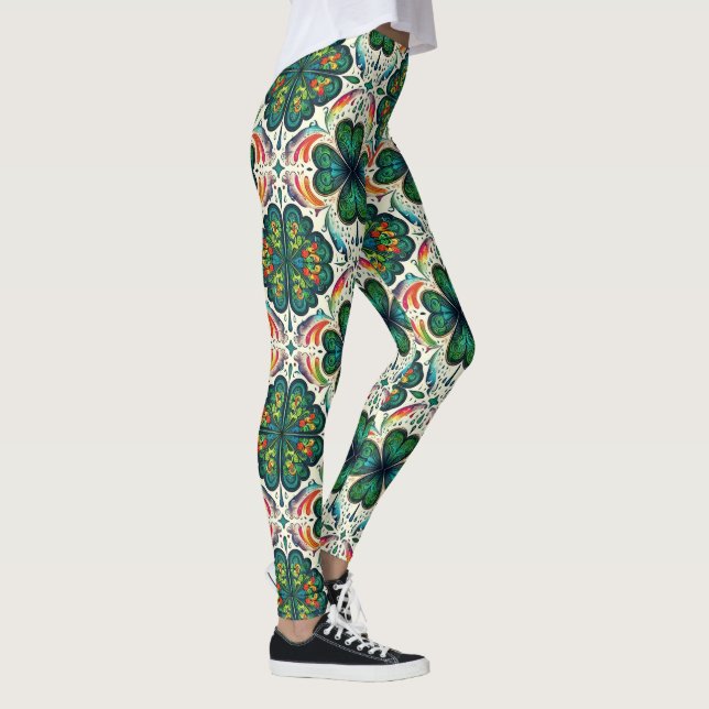 Leggings Arcos de Shamrock. Día de Santa Patty (Derecha)