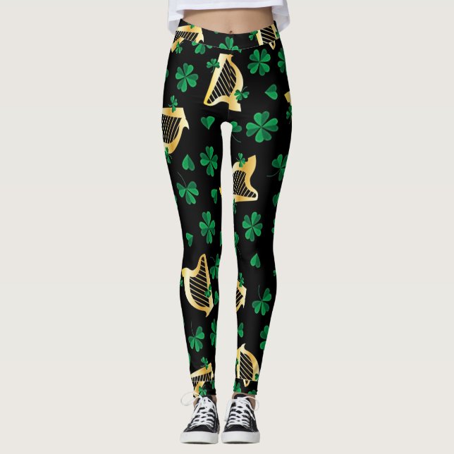 Leggings Arcos irlandeses + Shamrock (Anverso)