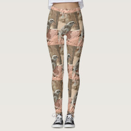 Leggings Ardilla de tierra en las polainas de las mujeres