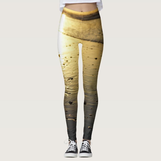 Leggings Arena dorada (Anverso)
