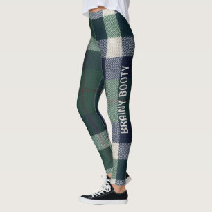 Leggings Aria Oxford Academia Vintage Patrón de Cuadro BRAI