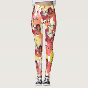Leggings Aries, el signo Zodiac deportivo de Ram