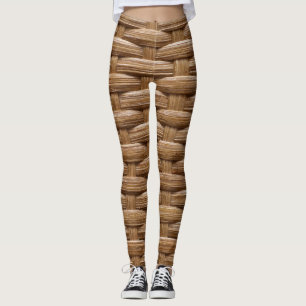 Leggings Armadura de cesta de mimbre horizontal de la