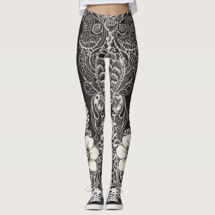 Leggings Armonía floral de encaje