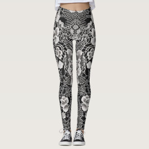 Leggings Armonía floral de encaje