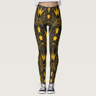 Leggings Armonía geométrica: diseño de ornamentos digitales
