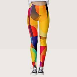 Leggings Armonía geométrica vibrante
