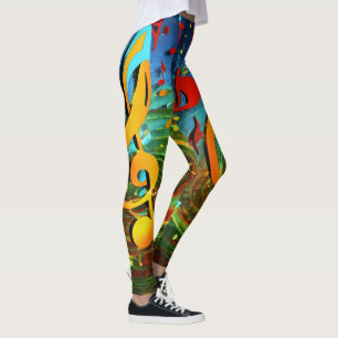 Leggings Armonía melódica: Mi encantadora canción musical f
