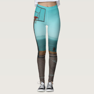 Leggings Aro de Baloncesto Hermoso
